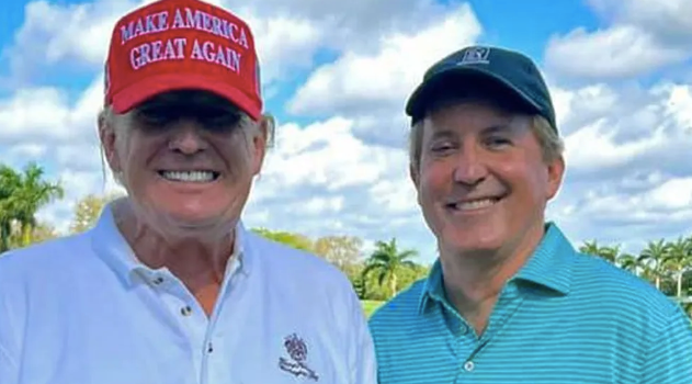 Texas Attorney General With Former President Trump