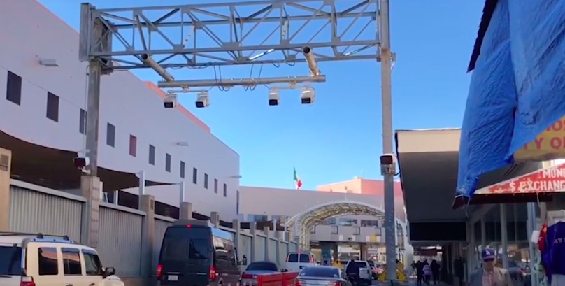 Image of Border Crossing at the Arizona Mexico Border