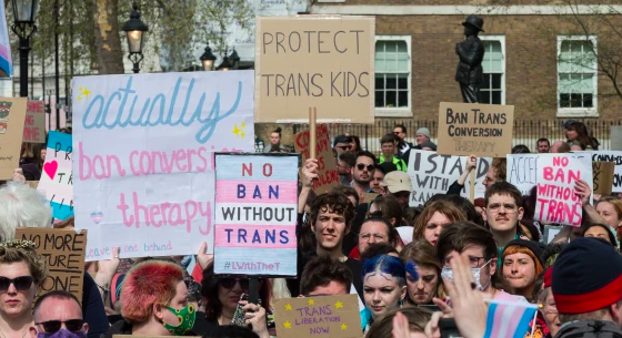Trans Rights protest