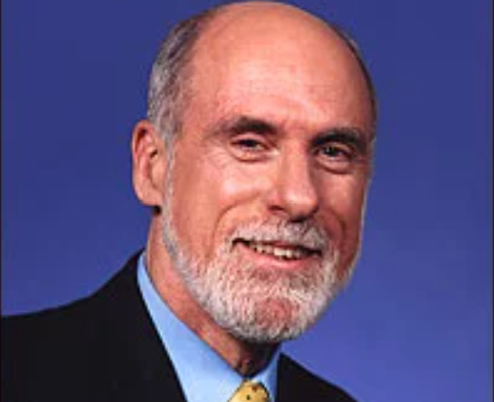 Google Vice President Vint Cerf is called the "Father of the Internet" for helping to design the Internet's early architecture. He got hooked on technology as a high school student in the 1950s when he saw a tube-based computer weighing 275 tons.