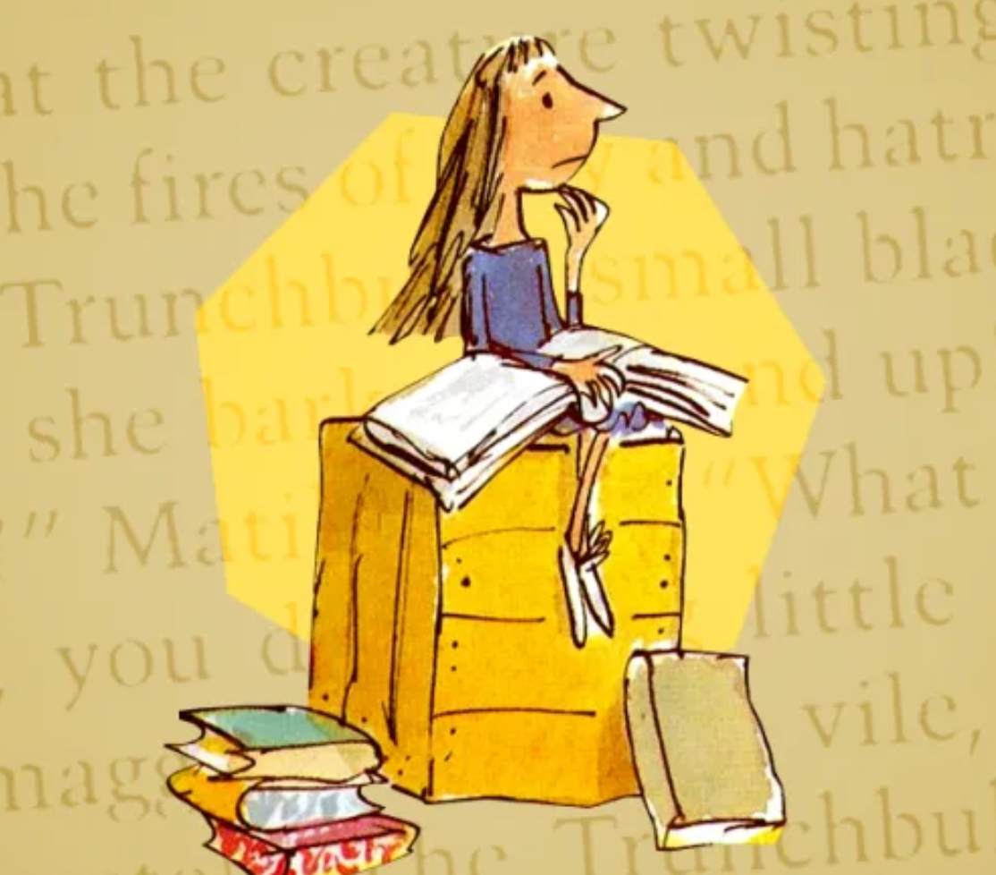 Picture from the Roald Dahl book Matilda