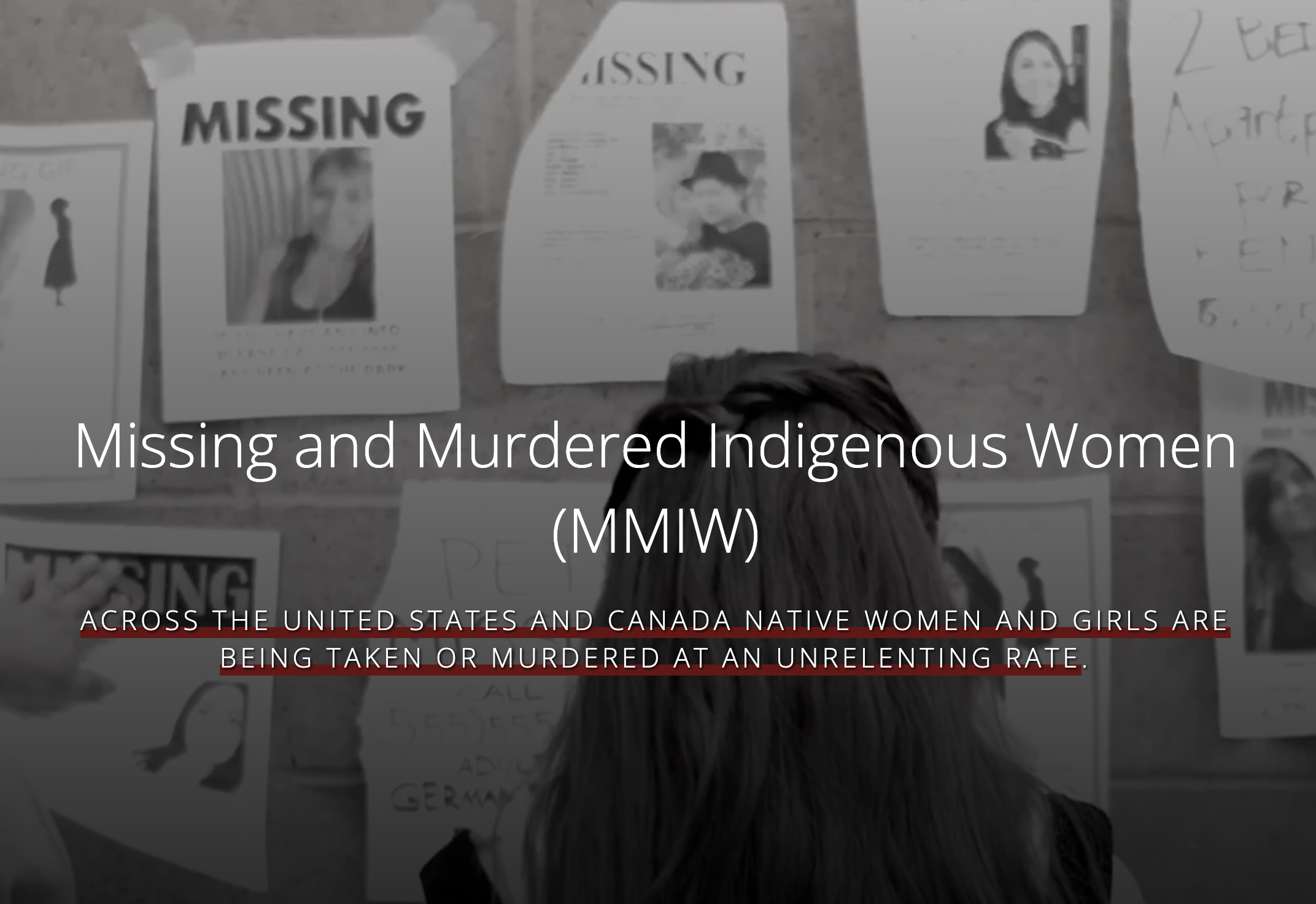 Understanding the issue of MMIW