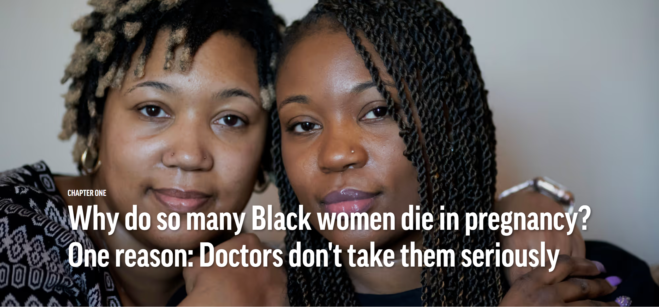 Chapter One: Why do so many Black women die in pregnancy? One reason: Doctors don't take them seriously