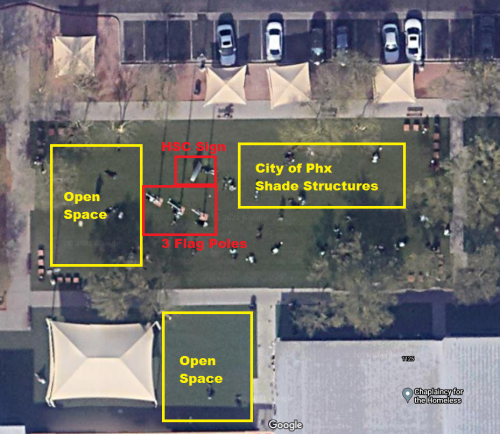 Service Saturdays Volunteer Area Map