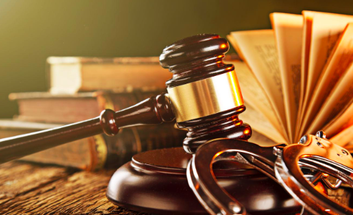 Gavel and book