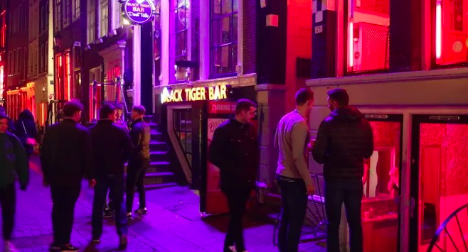 Red Light District in Amsterdam 