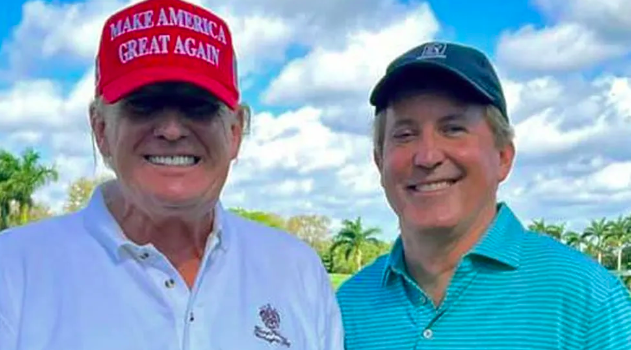 Texas Attorney General With Former President Trump